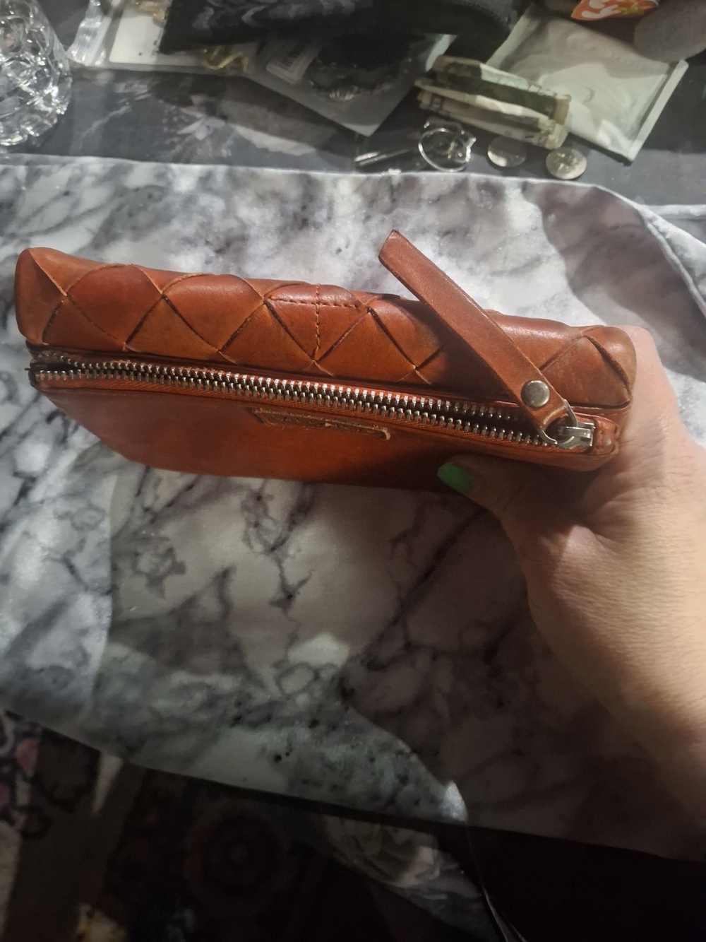 Valencia Leather Zip Wallet - Picture 6 of 6